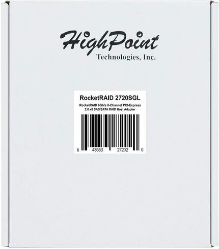 Highpoint Technologies RocketRAID 2840C PCIe 3.0 x8 16-Port 6Gb/s SAS/SATA RAID Controller in Kuwait