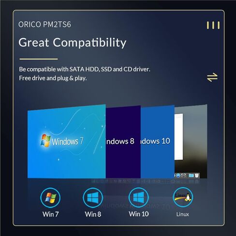 ORICO M.2 PCIe M Key to 6 x SATA 6Gbps Adapter Card for Desktop PC Support RAID-PM2TS6 in Kuwait