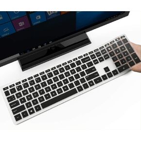 Keyboard Cover for HP Pavilion 27 All in One PC 27-xa0014/27 Xa0055Ng/0370Nd/0076Hk/0010Na, HP Pavilion 24-inch 24-xa0020 Xa0002A Xa0032 xa0013w, HP Pavilion All in One Keyboard Cover, Ombre Blue in Saudi Arabia