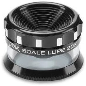 PEAK TS2037M Full Focus Scale Measuring Loupe, 30X Magnification, 7mm Lens Diameter, 5mm Field View in Kuwait