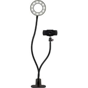 1080P Webcam & Ring Light with Stand, Streaming PC Camera with Microphone in Saudi Arabia