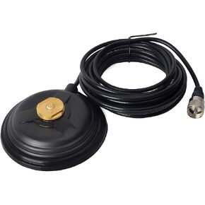 HYS TC-110NMO CB/VHF/UHF/HF هام راديو هوائي وحدة تركيب مغناطيسية نمط اتصال NMO ث/5 متر (16.4ft) RG58 كابل محوري PL-259 التوصيل in Kuwait