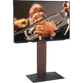 WALL V3 High Type | Sleek Japanese 32-80 Inch Universal Wall-Side TV Stand Adjustable Mount, No Drill | Satin Black