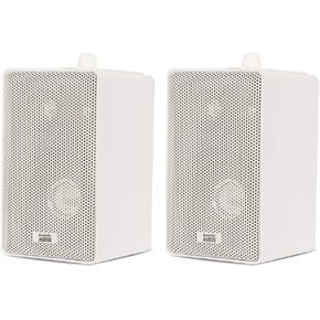 Acoustic Audio 251B Indoor Outdoor 3 Way Speakers 400 Watt Black Pair