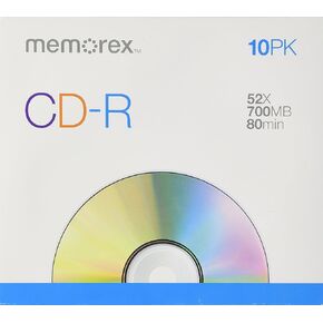 Memorex 700MB 52x CD-R (10 -Pack)