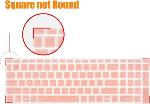 Keyboard Cover for HP 15.6 Laptop 15-dw 15-dy 15-ef 15-db 15-da 15-bs 15-bw 15t 15z 15t-dy200 15t-dw300/HP ENVY x360 2-in-1 15.6/HP 17.3 Laptop 17-by 17-bs 17-ca 17-by4022wm 17-by4025nr -Black in Saudi Arabia