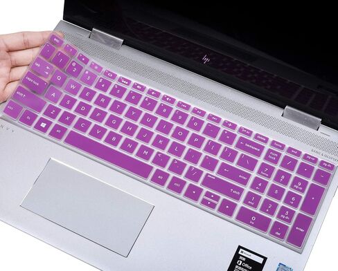 Keyboard Cover for HP 15.6 Laptop 15-dw 15-dy 15-ef 15-db 15-da 15-bs 15-bw 15t 15z 15t-dy200 15t-dw300/HP ENVY x360 2-in-1 15.6/HP 17.3 Laptop 17-by 17-bs 17-ca 17-by4022wm 17-by4025nr -Black in Saudi Arabia