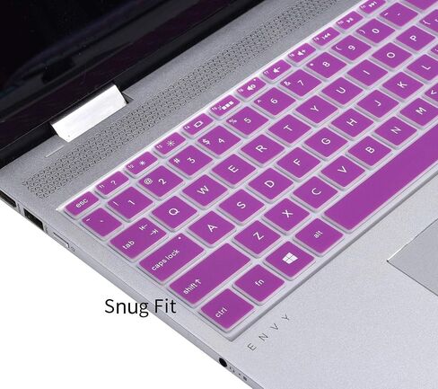 Keyboard Cover for HP 15.6 Laptop 15-dw 15-dy 15-ef 15-db 15-da 15-bs 15-bw 15t 15z 15t-dy200 15t-dw300/HP ENVY x360 2-in-1 15.6/HP 17.3 Laptop 17-by 17-bs 17-ca 17-by4022wm 17-by4025nr -Black in Saudi Arabia