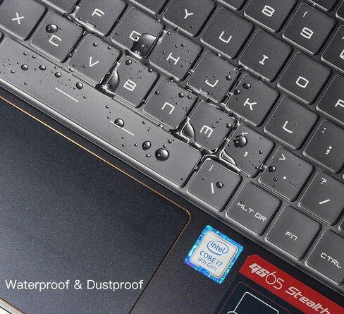 Keyboard Cover Compatible with 2024 MacBook Pro 13 inch M2 A2338 2024 2023-2020 M2 M1 A2338 A2289 A2251 & MacBook Pro 16 inch A2141 2020 2019 Touch Bar & Touch ID Keyboard Protector Skin Cover, Clear in Saudi Arabia