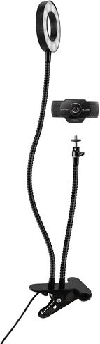 1080P Webcam & Ring Light with Stand, Streaming PC Camera with Microphone in Saudi Arabia