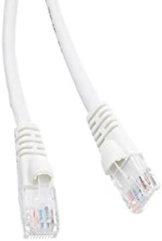 CAT5E White Hi-Speed LAN Ethernet Patch Cable, Snagless/Molded Boot, 7 Feet, CNE475788 in Kuwait