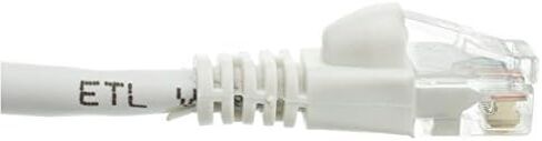 CAT5E White Hi-Speed LAN Ethernet Patch Cable, Snagless/Molded Boot, 7 Feet, CNE475788 in Kuwait