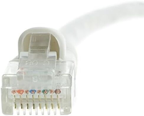 CAT5E White Hi-Speed LAN Ethernet Patch Cable, Snagless/Molded Boot, 7 Feet, CNE475788 in Kuwait