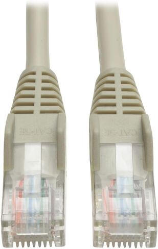 كابل تريب لايت Cat5e 350 ميجا هرتز مصبوب بدون تشابك (RJ45 M/M) - رمادي، 14 قدم (N001-014-GY) in Kuwait