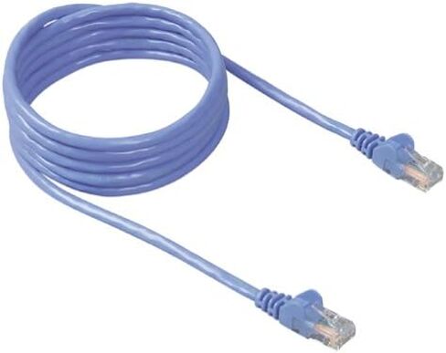 Belkin RJ45 CAT 5e Snagless Molded Patch Cable (3 Feet, Blue) (Pack of 2) in Saudi Arabia