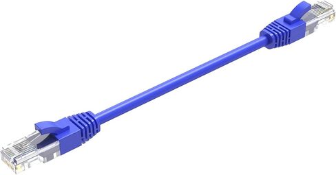 CableCreation 5 أقدام (5 حزم) كابل تصحيح إيثرنت CAT 5e، سلك شبكة الكمبيوتر RJ45، كابل Cat5/Cat5e/Cat6 LAN UTP 24AWG+100% سلك نحاسي للكمبيوتر الشخصي، Mac، الكمبيوتر المحمول، PS3، PS4، Xbox، 1.52 متر، أزرق in Kuwait