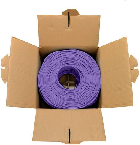 Dripstone 600004 Cat6 Utp Cable Solid 23AWG/Lan Network Ethernet Rj45 Wire - 1000 قدم (304.8 متر) - أبيض in Kuwait