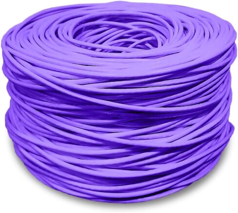 Dripstone 600004 Cat6 Utp Cable Solid 23AWG/Lan Network Ethernet Rj45 Wire - 1000 قدم (304.8 متر) - أبيض in Kuwait