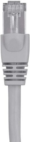 Monoprice Cat6A Ethernet Patch Cable - Network Internet Cord - RJ45, 550Mhz, STP, Pure Bare Copper Wire, 10G, 26AWG, 3ft, Gray in Saudi Arabia