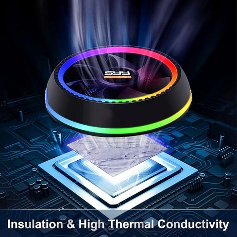 Thermal Paste, SYY 2 Grams CPU Paste Thermal | Carbon Formula; Fast Heat Transfer; CPU/GPU Compatible; Easy Application; Reliable Cooling in Kuwait