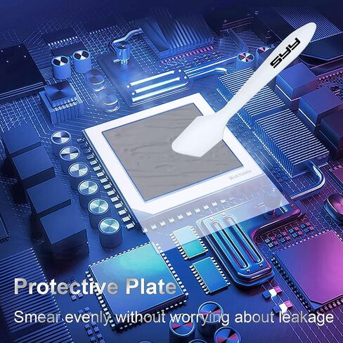 Thermal Paste, SYY 2 Grams CPU Paste Thermal | Carbon Formula; Fast Heat Transfer; CPU/GPU Compatible; Easy Application; Reliable Cooling in Kuwait