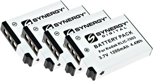 Synergy Digital Digital Camera Battery, Compatible with Kodak KLIC-7003, KLIC7003, 1926450 Digital Camera Battery (li-ion, 3.7V, 1200 mAh) in Saudi Arabia