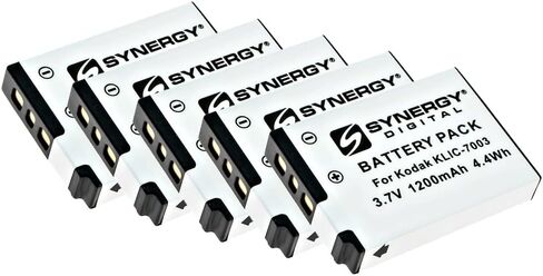 Synergy Digital Digital Camera Battery, Compatible with Kodak KLIC-7003, KLIC7003, 1926450 Digital Camera Battery (li-ion, 3.7V, 1200 mAh) in Saudi Arabia