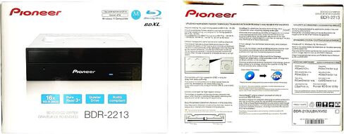 Produplicator Pioneer BDR-2213 حزمة محرك أقراص Blu-ray الداخلية 16x مع برنامج CyberLink Burning وقرص BD-R سعة 25 جيجابايت وكابل SATA ومسامير تثبيت - أقراص CD DVD BD DL BDXL M-Disc in Kuwait