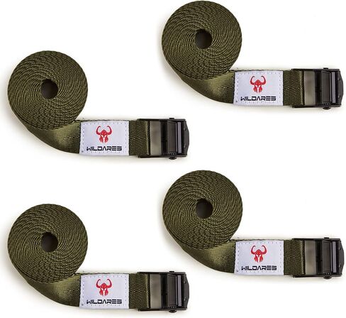 1" x 6.6' Trail Cam Strap,Trail Camera Straps,1800 lbs,Heavy-Duty Game Camera Mounting,Tree Belts,Wildares Durable Nylon Fiber,Long-Lasting Alloy Buckle,Pack of 4 in Saudi Arabia