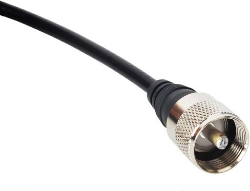 HYS TC-110NMO CB/VHF/UHF/HF Ham Radio Antenna Magnet Mount NMO Connection Style W/5M(16.4ft) RG58 Coaxial Cable PL-259 Plug in Saudi Arabia