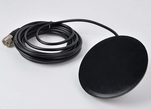 HYS TC-110NMO CB/VHF/UHF/HF Ham Radio Antenna Magnet Mount NMO Connection Style W/5M(16.4ft) RG58 Coaxial Cable PL-259 Plug in Saudi Arabia