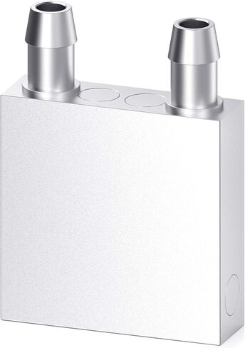 DIYhz Aluminum Water Cooling Block, Liquid Water Cooler Heat Sink System for PC Computer CPU Graphics Radiator Heatsink Endothermic Head Silver(40mm x 40mm x 12mm) in Saudi Arabia