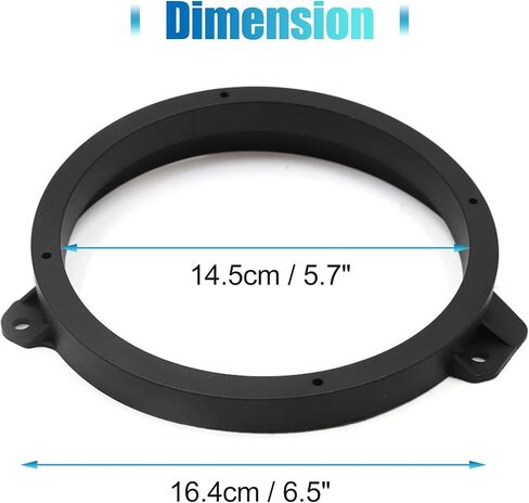 Unifizz Car 2pcs 6.5 Speaker Spacer Rings Audio Subwoofer Speaker Mounting Adapter for Subaru Forester in Saudi Arabia