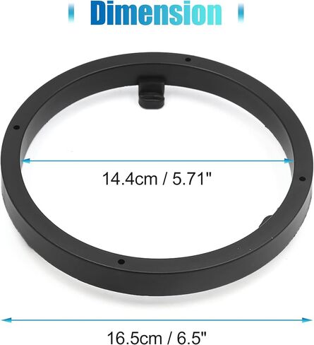 Unifizz Car 2pcs 6.5 Speaker Spacer Rings Audio Subwoofer Speaker Mounting Adapter for Mitsubishi in Saudi Arabia