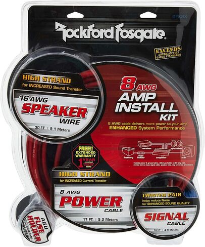 Rockford 8 Gauge Amp Kit in Saudi Arabia
