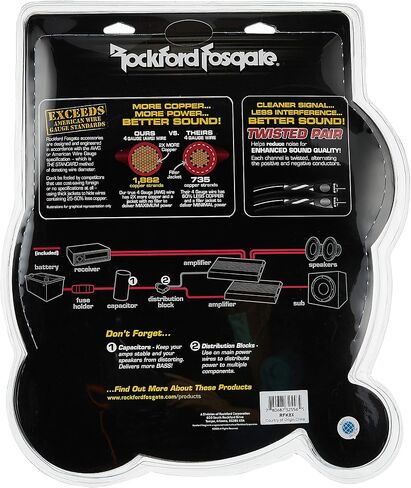 Rockford 8 Gauge Amp Kit in Saudi Arabia