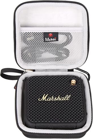 حقيبة حمل صلبة من Mchoi مناسبة لمكبر صوت Marshall Willen Bluetooth، حافظة واقية للسفر مقاومة للماء ومضادة للصدمات، حافظة فقط in Kuwait
