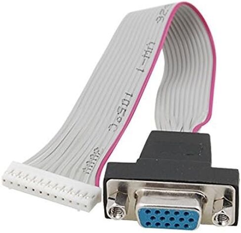 Water & Wood VGA HD15 Female to 12 Pin Connector Ribbon Flat Cable in Kuwait