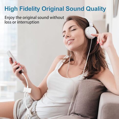 محول USB نوع C الى 3.5 ملم لسماعة الراس والشحن 3 في 1 نوع C الى مقبس صوت AUX مزدوج وكابل دونجل للشحن السريع متوافق مع جالكسي اس 23 الترا واس 22 واس 21 واس 20 ونوت 20 وايباد برو وبكسل 7 للتوصيل in Kuwait