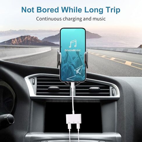 محول USB نوع C الى 3.5 ملم لسماعة الراس والشحن 3 في 1 نوع C الى مقبس صوت AUX مزدوج وكابل دونجل للشحن السريع متوافق مع جالكسي اس 23 الترا واس 22 واس 21 واس 20 ونوت 20 وايباد برو وبكسل 7 للتوصيل in Kuwait