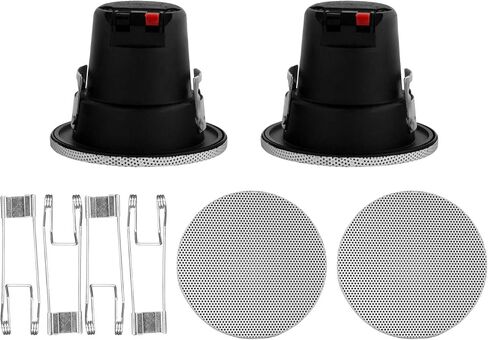 EARTHQUAKE Sound BTA-3.0 2-Channel Bluetooth in-Wall Power Amplifier with Two 3-inch Edgeless in-Ceiling Moisture-Resistant Speakers in Saudi Arabia