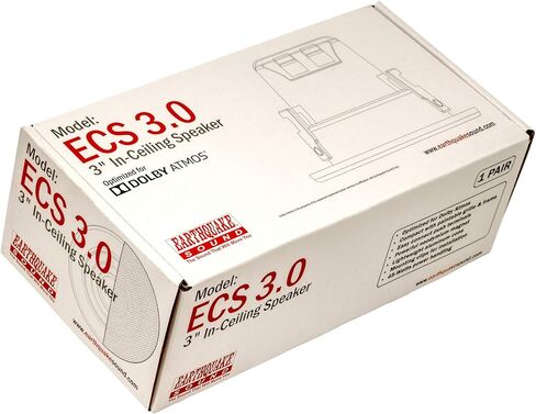 EARTHQUAKE Sound BTA-3.0 2-Channel Bluetooth in-Wall Power Amplifier with Two 3-inch Edgeless in-Ceiling Moisture-Resistant Speakers in Saudi Arabia