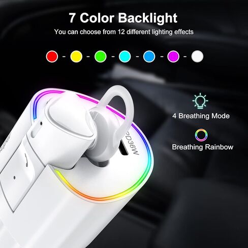 جهاز إرسال FM بلوتوث من Olipiter، محول سيارة بلوتوث، محول شاحن سيارة لاسلكي مع شحن سريع QC3.0+PD36W لمعظم الهواتف الذكية in Kuwait