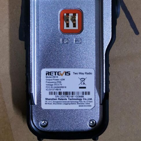 Retevis RB18 Walkie Talkies Rechargeable,Outdoor 2 Way Radios for Adults, NOAA Weather Alert Flashlight Dual PTT VOX,Portable Two Way Radios for Hiking Camping Hunting(1 Pack) in Saudi Arabia