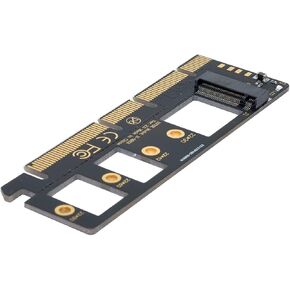 محول Cablecc NGFF M-Key NVME M.2 SSD إلى PCI-E Express 3.0 16x X4 بدون حامل أسود