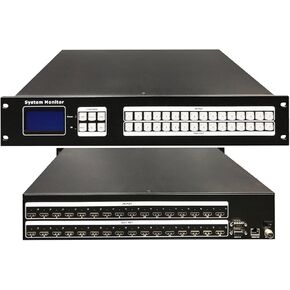 مفتاح مصفوفة HDMI 16x16 من ISEEVY مع HDMI 16 في 16 خارج قناة كاملة يدعم 4Kx2K@30Hz، 1080P 3D@60Hz، HDCP 1.4، الأشعة الزرقاء مع أزرار مرئية لتشغيل أسهل in Kuwait