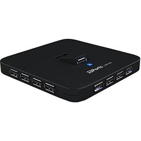 SEDNA Desktop 13 Ports USB 2.0 Hub w/ AC-DC Adapter - Black in Kuwait