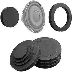 VOFONO Foam Speaker Enhancer 4 PCS Speaker Fast Rings Soundproof Sponge Speaker Baffle Speaker Foam Rings Kit for Car Door 6" and 6.5" Speaker in Saudi Arabia