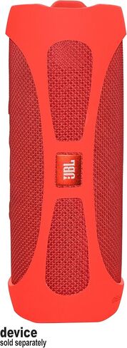 Silicone Cover Skin for JBL FLIP 5 Waterproof Portable Bluetooth Speaker, by Alltravel, Portable Full Protection Solution, Customized Skin with Color and Shape Matching, for FLIP 5 only (Black) in Saudi Arabia