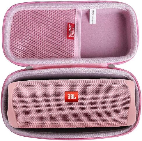 Hermitshell Hard Travel Case Fits JBL FLIP 5 / JBL FLIP 6 / JBL Flip 7 Waterproof Portable Bluetooth Speaker (Pink) in Kuwait